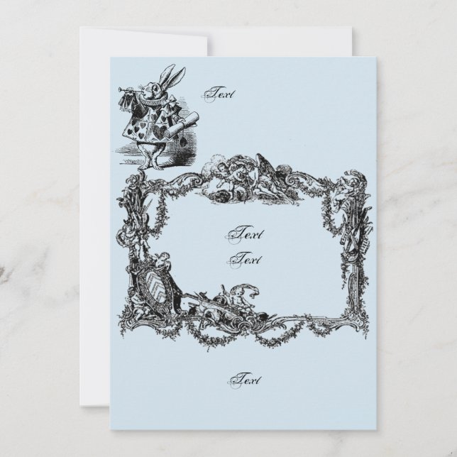 Karte zum Gestalten – Card to design yourself Inbjudningar (Framsida)