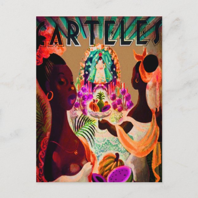 Kartell som erbjuder vykort (Framsida)