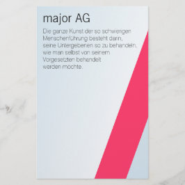 Kartenhaus | Ovanlig företagsinredning Flygblad