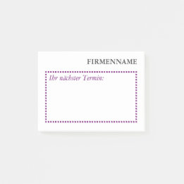 Kartenhaus | Ungewöhnliche Geschäftsausstattung  Post-it Block