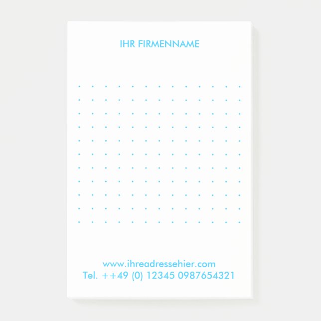 Kartenhaus | Ungewöhnliche Geschäftsausstattung  Post-it Block (Framsida)