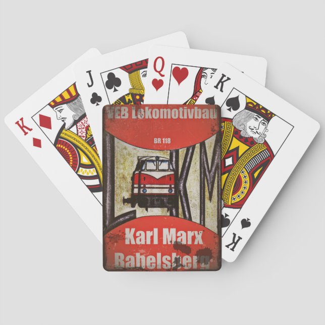 Kartenspiel DDR Design Spelkort (Baksidan)