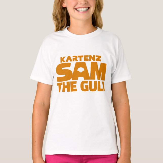 Kartenz Sam the Gull Logotyp T-Shirt av Wighar (Framsida)