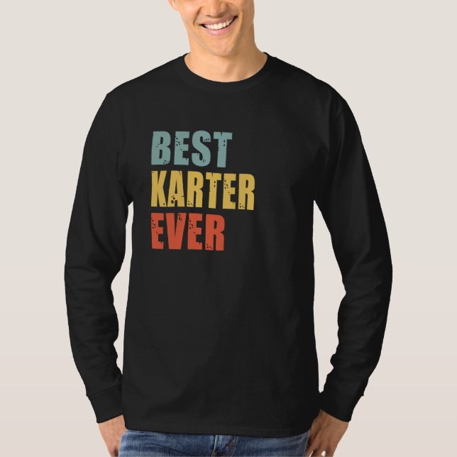 Karter Bäst Någonsin Karter T Shirt (Framsida)