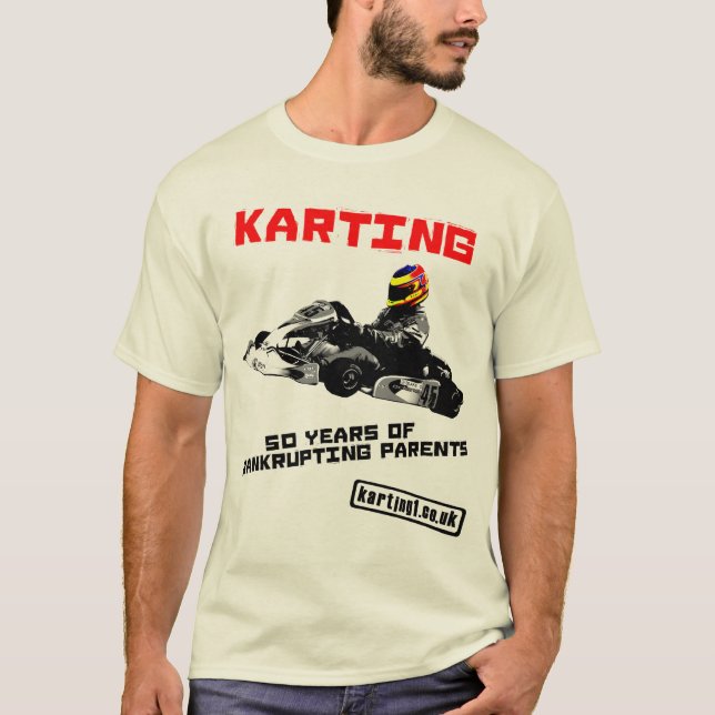 Karting 50 år av att ruinera föräldrar t shirt (Framsida)