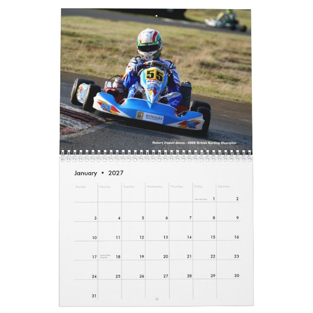 Karting kalender 2010 vid Karting1.co.uk (Jan 2027)