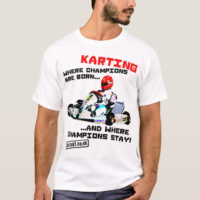 Karting mästare t-shirt (Framsida)