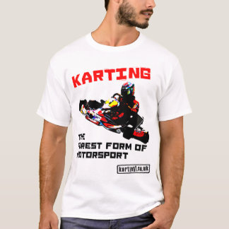 Karting som de mest ren bildar av motorisk sport t-shirt