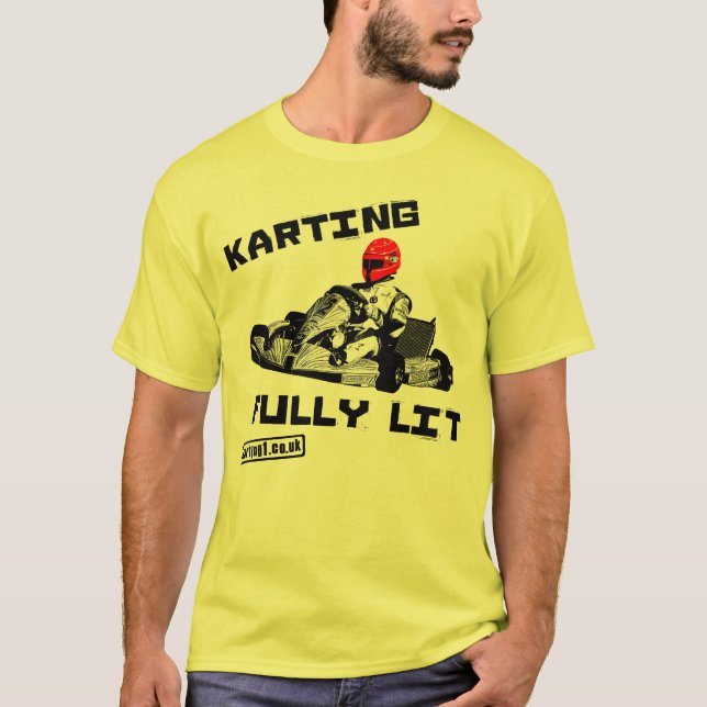 Karting som tändas fullständigt tröja (Framsida)