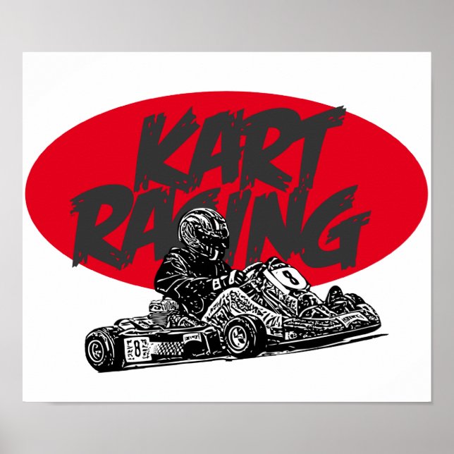 Karting tävling poster (Framsidan)