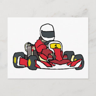 Karting Vykort