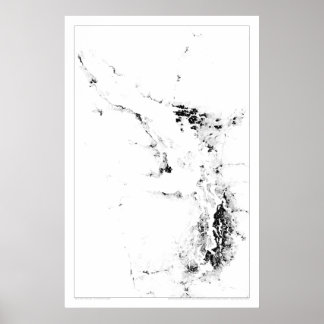 Kartkarta för skaldjursfiske i Östersjön Poster
