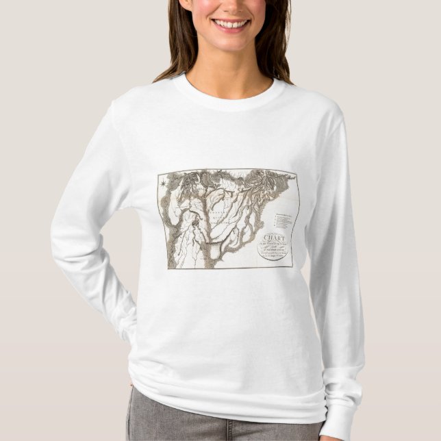 Kartlägga av källorna av mobilen tee shirt (Framsida)