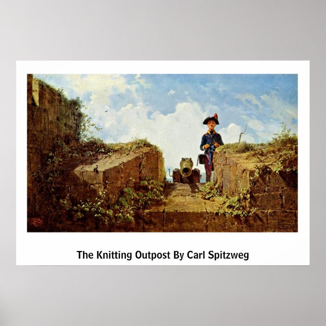 Kartläggningen av Carl Spitzweg Poster (Framsidan)