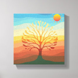 Kartläggningens minimalistiska väggkonst canvastryck