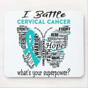 Kartläggningsgåvor från Cervical Cancer Awareness Musmatta