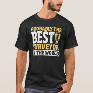 Kartograf Markrecorder Markundersökning Markmäta T Shirt