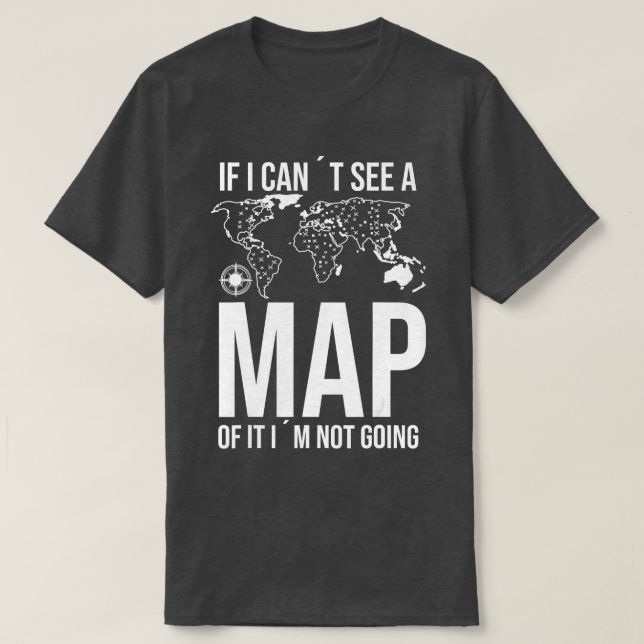 Kartografi för kartläggning av geografisk atlas t shirt (Design framsida)