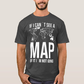 Kartografi för kartläggning av geografisk atlas t shirt