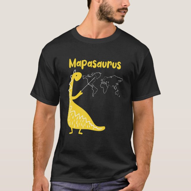 Kartografiets geografiska område t shirt (Framsida)