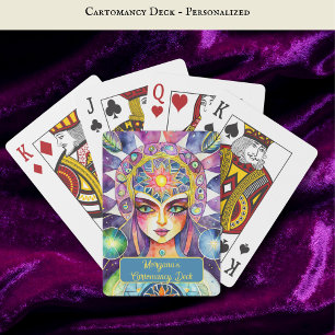 Kartomitetskort Betydelsen av Life Personlig Deck Casinokort
