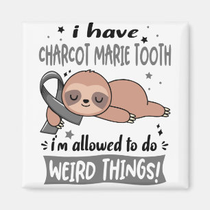 Kartong Marie Tooth Awareness Month Ribbon Gifts Magnet