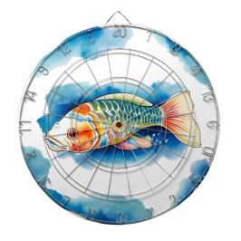 Kartong - Vattenfärgsserie: Koi Fish Darttavla