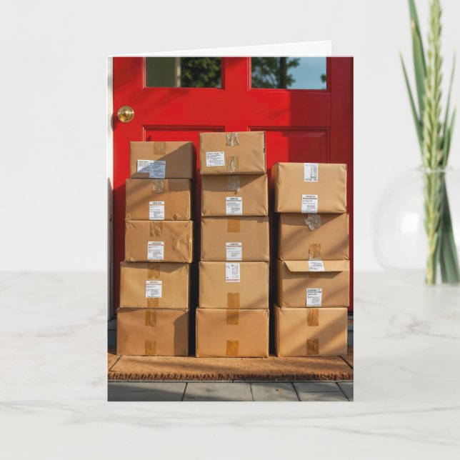 Kartonger för att hämta gamla födelsedag Humor Kort (Framsida)