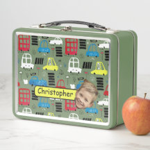 Kartonglåda för fotfoto/Namn AnsikteMetal Lunchbox