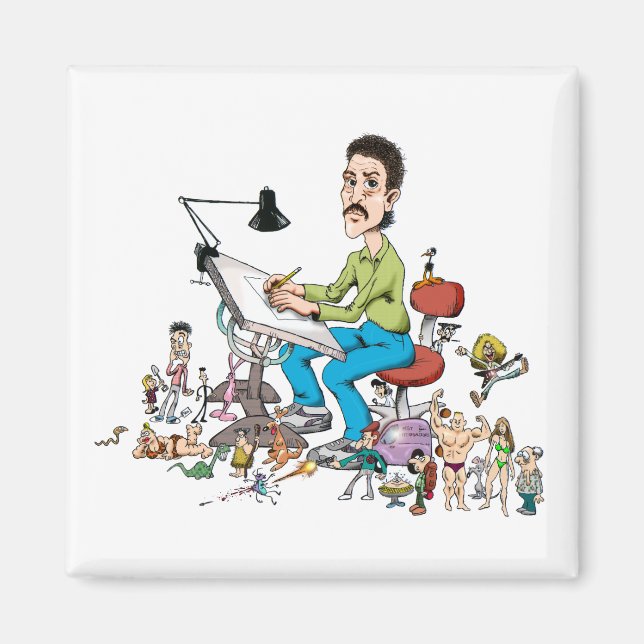 Kartoonist Magnet (Framsidan)