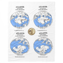Kartor Atlantis - Fleece Blanket