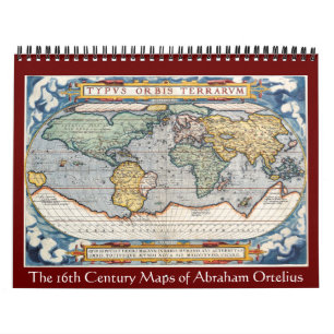 Kartor av Abraham Ortelius 2012 Kalender
