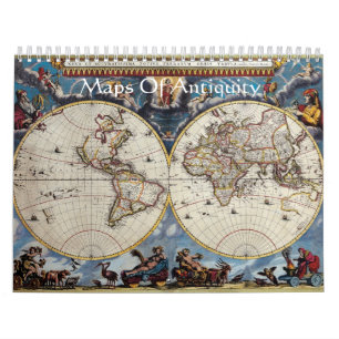 Kartor av forntid kalender