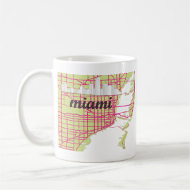kartor Miami Kaffemugg
