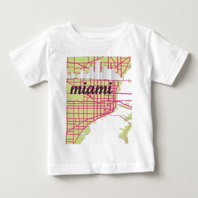 kartor Miami T-shirt (Framsida)