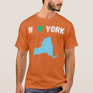 Kartor New York Design vänner T Shirt