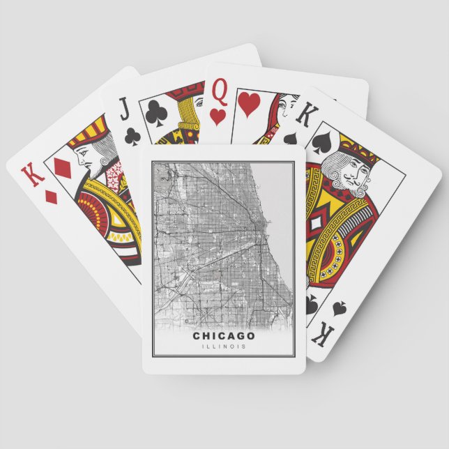 Kartor över Chicago Casinokort (Baksidan)