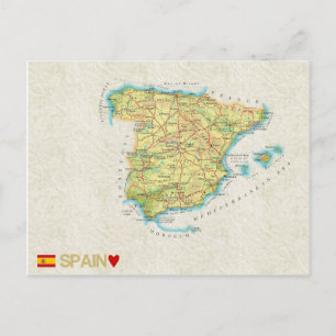 KARTOR POSTKORT ♥ Spanien Vykort