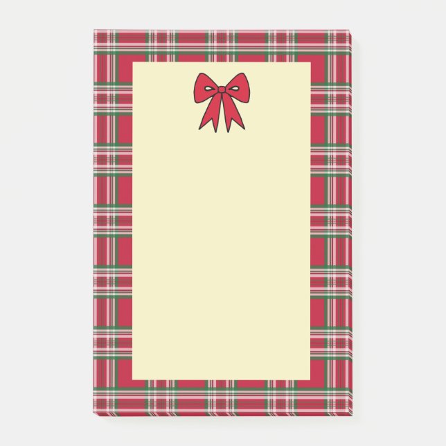 Karu jul julbrevpapper post-it block (Framsida)