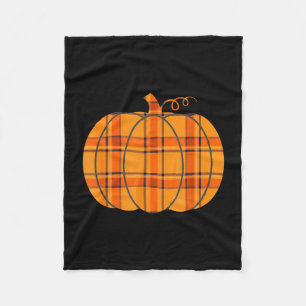 Karu pumpa halloween tack till julen höst dekorati fleecefilt