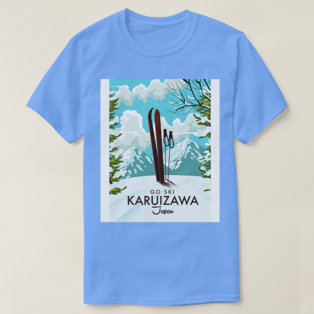 Karuizawa Japan ski T Shirt (Design framsida)