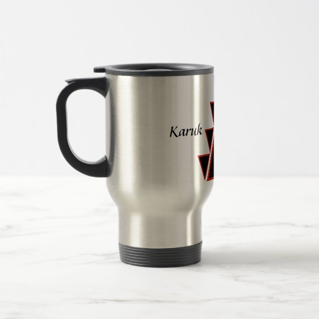 Karuk kaffetravel mug resemugg (Vänster)