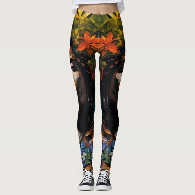 "Karuma" Jungle Dream - Kvinnor i Amazonia Leggings (Framsida)