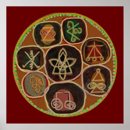 KARUNA Reiki Healing Symbols APR 2011 Poster