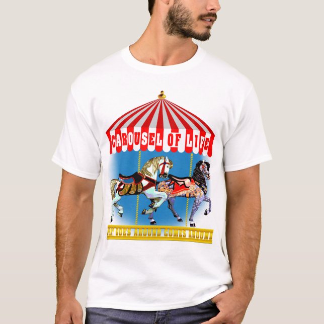 KARUSELL AV LIV T TEE SHIRT (Framsida)