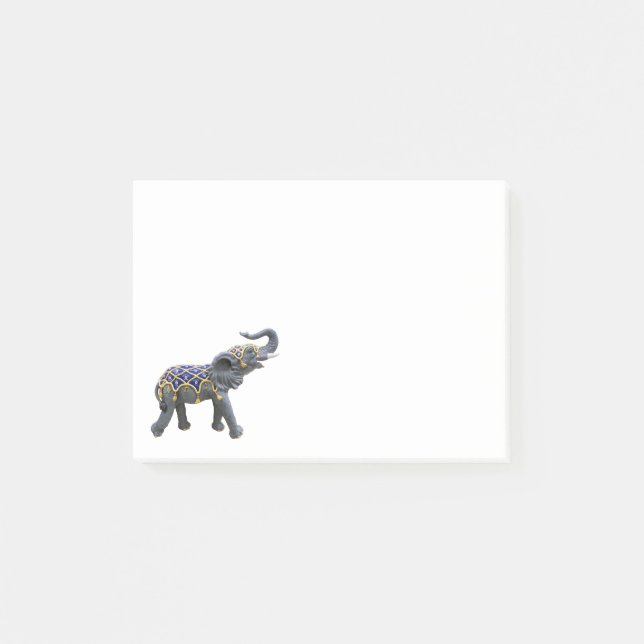 Karusell Djur Elefant Foto Anteckningar Post-it Block (Framsida)