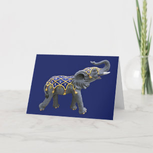 Karusell Djur Elefant Foto Kort