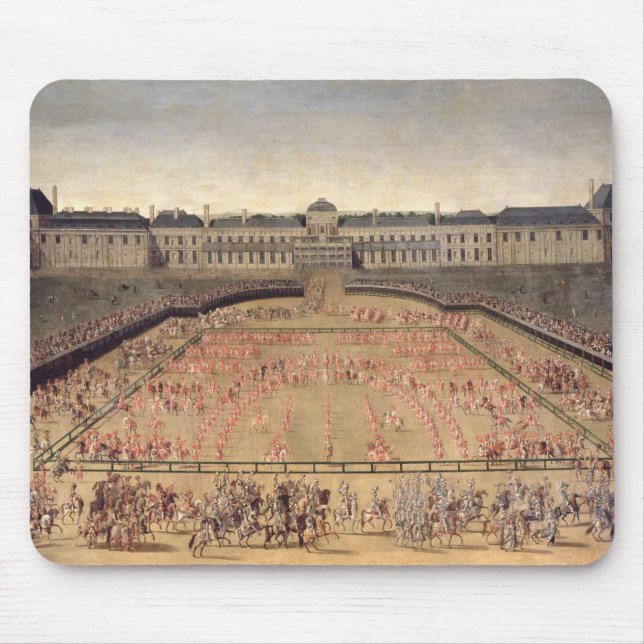 Karusell som ges för Louis XIV Musmatta (Framsidan)