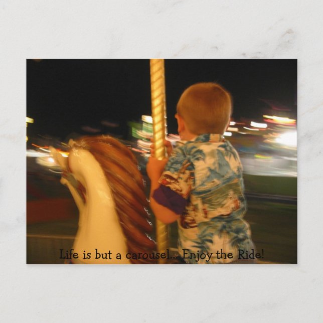 Karuselldrömmar Vykort (Framsida)