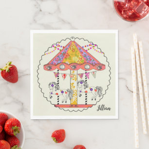 Karusellen Party Napkin Pappersservett